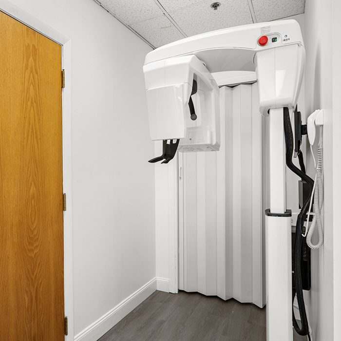 CBCT cone beam scanner in dental office