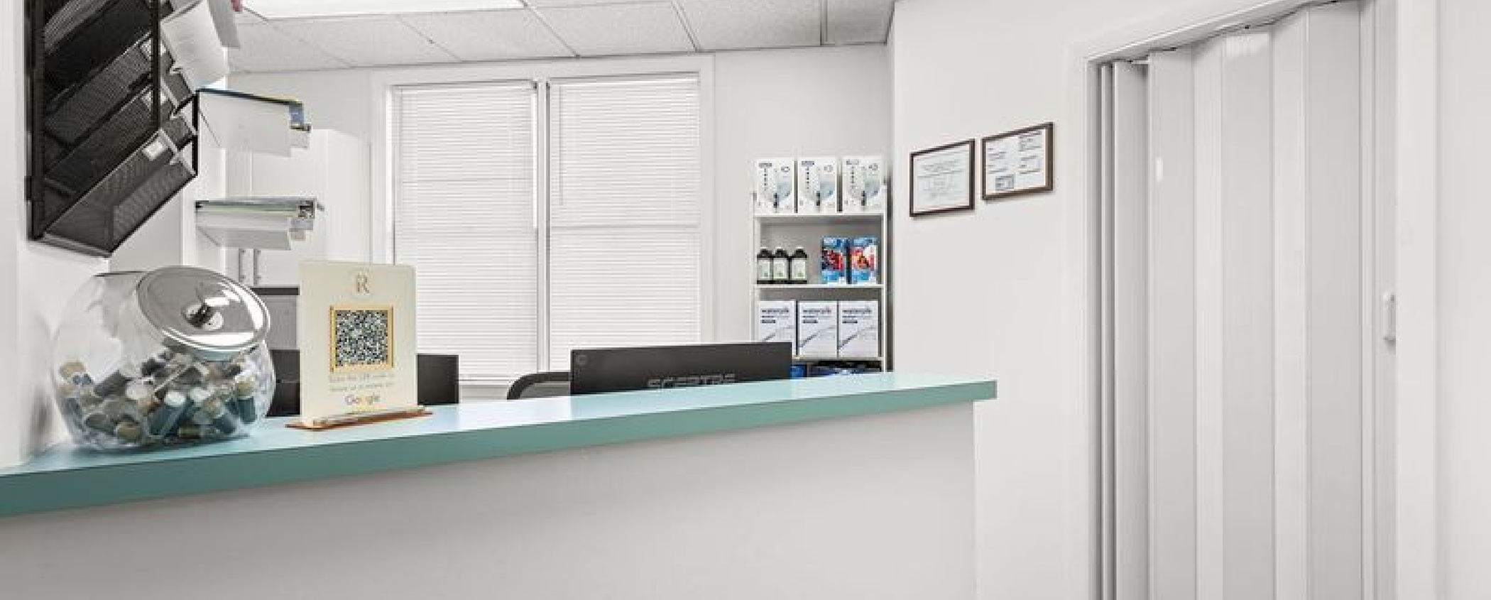 Inside shot of dental office in Raynham